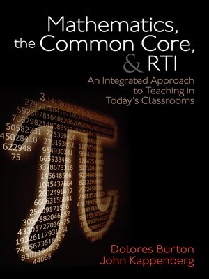 cover image of Mathematics, the Common Core, and RTI